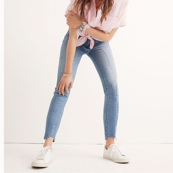 Madewell 9” high-rise skinny front seam jeans size 25 - Picture 3 of 13